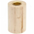 Holz Kerzenhalter, 5,8x5,8x9cm