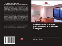 Le travail en tant que participation à la société anonyme - Nasser, Ammar