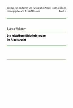 Cover Die mittelbare Diskriminierung im Arbeitsrecht
