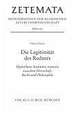 Die Legitimität des Redners (eBook, PDF)