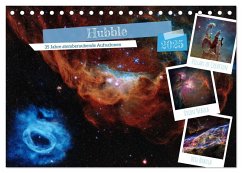 Hubble - 35 Jahre atemberaubende Aufnahmen (Tischkalender 2025 DIN A5 quer), CALVENDO Monatskalender - Calvendo;Pantau, Peter