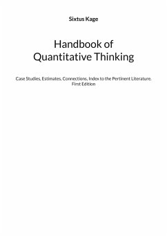 Handbook of Quantitative Thinking - Kage, Sixtus