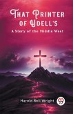 That Printer of Udell's A Story of the Middle West