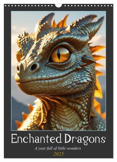 Enchanted Dragons: A year full of little wonders (Wall Calendar 2025 DIN A3 portrait), CALVENDO 12 Month Wall Calendar