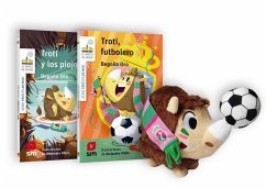 Pack Troti futbolero (Inlcuye: Troti futbolero + Troti y los piojos + muñeco Troti futbolero)