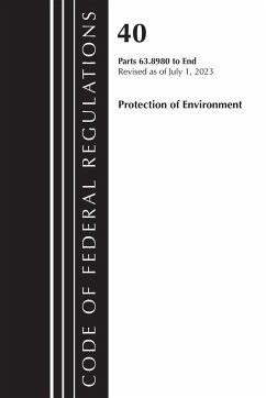 Code of Federal Regulations, Title 40 Protection of the Environment 63.8980-End, Revised as of July 1, 2023, Volume 6 - Tbd