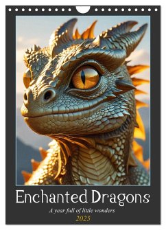 Enchanted Dragons: A year full of little wonders (Wall Calendar 2025 DIN A4 portrait), CALVENDO 12 Month Wall Calendar