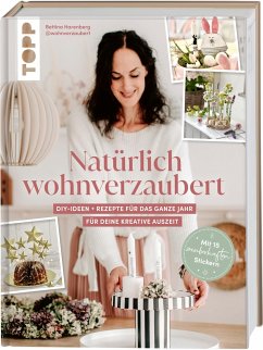 Natürlich wohnverzaubert mit Tina von @wohnverzaubert. Mit 15 zauberhaften Papierstickern   (Mängelexemplar) - Harenberg, Bettina