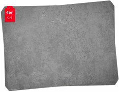 Cover Tischsetmacher Tischsets Betonoptik dunkel, aus hochwertigem Vinyl (4 Stück), 44 x 32 cm