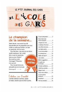 Cover Le p'tit journal des gars de l'école des gars, Vol. 1, No 1 (eBook, PDF)