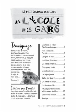 Cover Le p'tit journal des gars de l'école des gars, Vol. 1, No 2 (eBook, PDF)