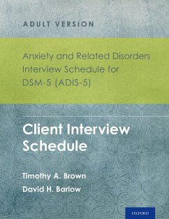 Cover Anxiety and Related Disorders Interview Schedule for DSM-5 (ADIS-5)® - Adult Version (eBook, PDF)