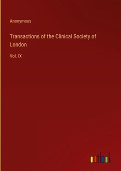 Transactions of the Clinical Society of London