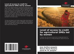 Level of access to credit for agricultural SMEs led by women - Joaquim, Jose Amilton;Rosário, Nelson Maria;Joaquim, Joana M. M.