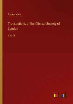 Transactions of the Clinical Society of London
