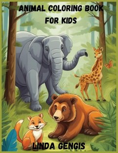 Animal Coloring Book for kids - Gengis, Linda