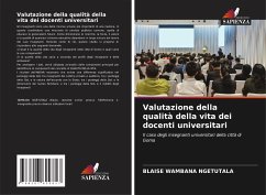 Valutazione della qualità della vita dei docenti universitari - WAMBANA NGETUTALA, BLAISE