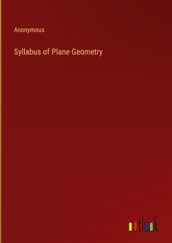 Syllabus of Plane Geometry