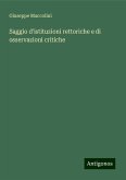 Saggio d'istituzioni rettoriche e di osservazioni critiche