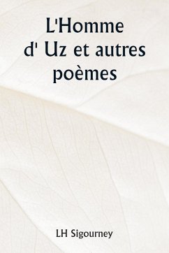 L'Homme d' Uz et autres poèmes Cover L'Homme d' Uz et autres poèmes
