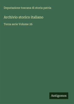 Cover Archivio storico italiano
