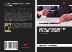 ERROR CORRECTION IN GERMAN LESSONS - Ozodakhon, Khasanova