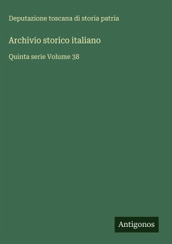 Cover Archivio storico italiano