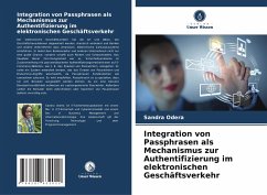 Cover Integration von Passphrasen als Mechanismus zur Authentifizierung im elektronischen Geschäftsverkehr