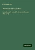 Dell'autorità nelle lettere