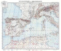 Cover LUFT-NAVIGATIONSKARTE: Westliches Mittelmeer 1941 (Plano)