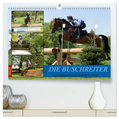 Die Buschreiter (hochwertiger Premium Wandkalender 2025 DIN A2 quer), Kunstdruck in Hochglanz