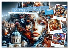 Metropolengesichter (Wandkalender 2025 DIN A2 quer), CALVENDO Monatskalender