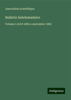 Bulletin hebdomadaire - Association Scientifique