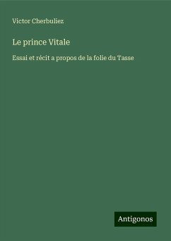 Le prince Vitale - Cherbuliez, Victor