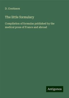 The little formulary - Coutisson, D.