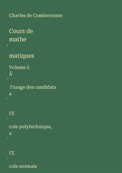 Cours de mathe¿matiques - Comberousse, Charles De