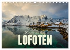 Réflexions dans les îles Lofoten (Calendrier mural 2025 DIN A3 vertical), CALVENDO calendrier mensuel