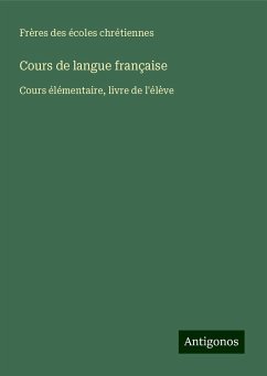Cours de langue française - Frères Des Écoles Chrétiennes