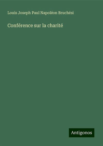 Conférence sur la charité