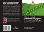 Effet de l'extrait éthanolique des feuilles de Lannea grandis Engl.