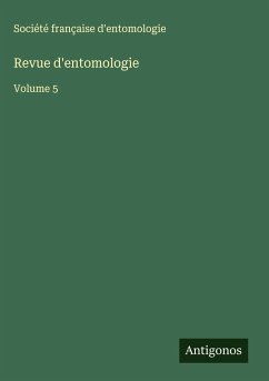 Revue d'entomologie - Société française d'entomologie