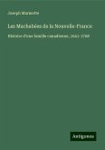 Les Machabées de la Nouvelle-France