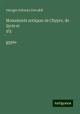 Monuments antiques de Chypre, de Syrie et d'E¿gypte