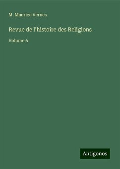 Revue de l¿histoire des Religions - Vernes, M. Maurice