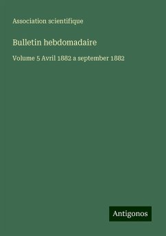 Bulletin hebdomadaire - Association Scientifique