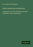 Droit criminel des arrestations