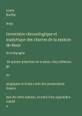 Inventaire chronologique et analytique des chartes de la maison de Baux