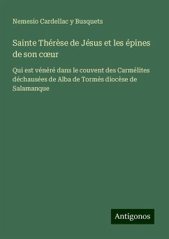 Sainte Thérèse de Jésus et les épines de son c¿ur - Cardellac y Busquets, Nemesio