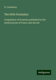 The little formulary - Coutisson, D.