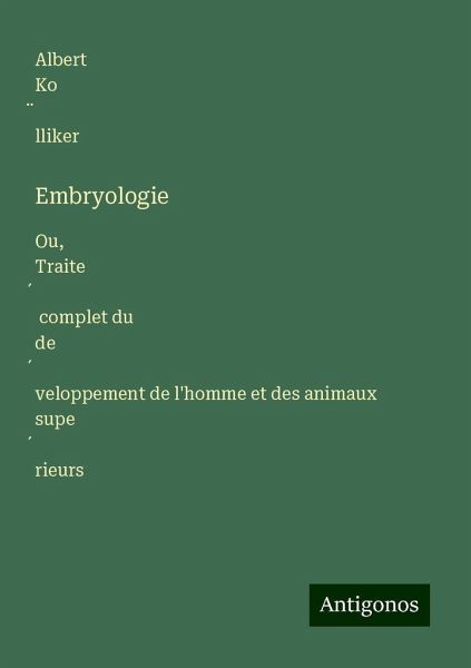 Embryologie